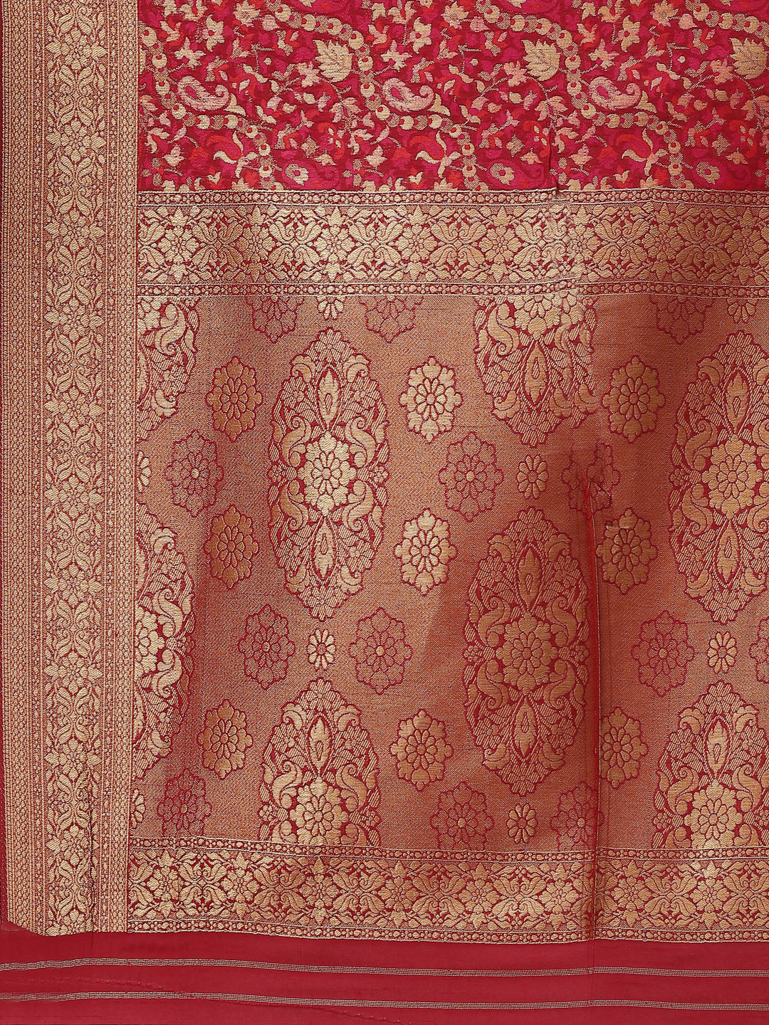 Zari Jaal Handloom Woven Saree
