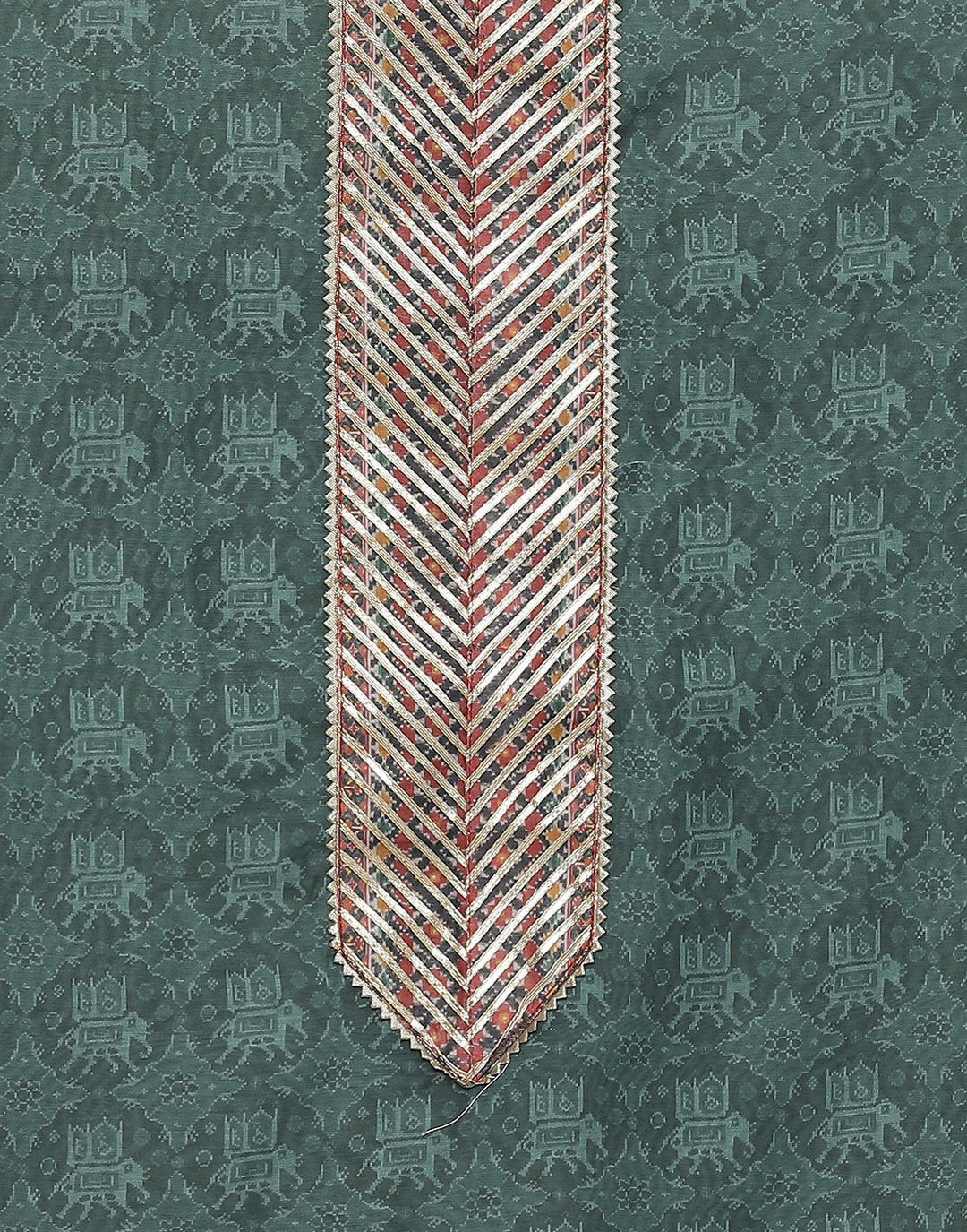Printed Chanderi Suit Piece