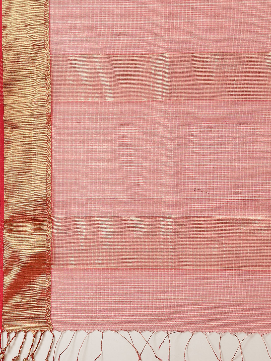 Zari Jaal Cotton Woven Saree