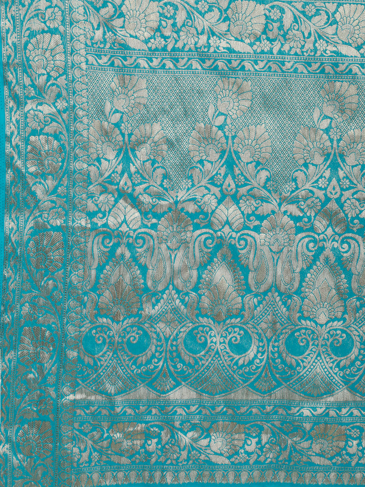 Zari Jaal Woven Georgette Saree