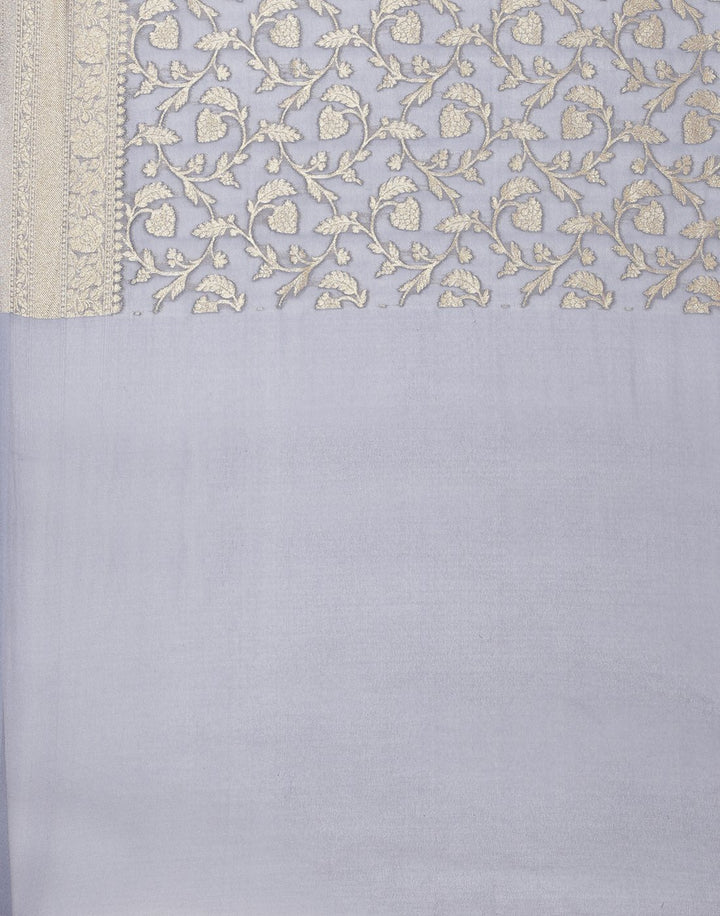 MBZ Meena Bazaar-Zari Jaal Art Georgette Saree
