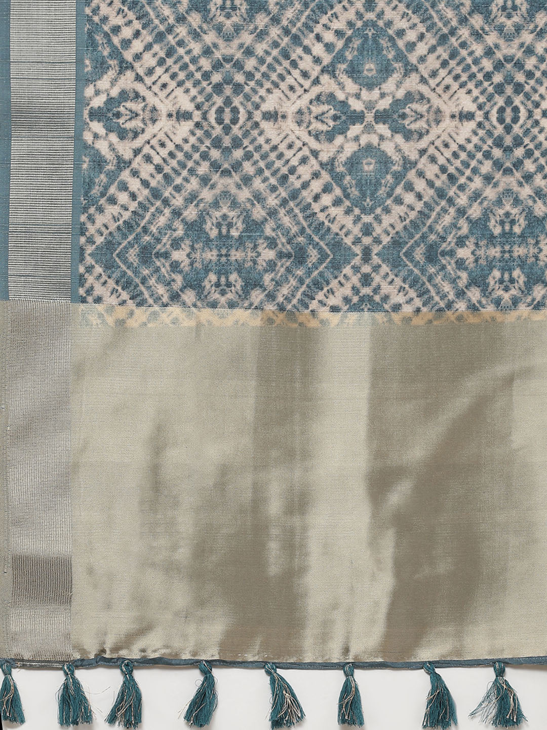 Printed Tussar Saree