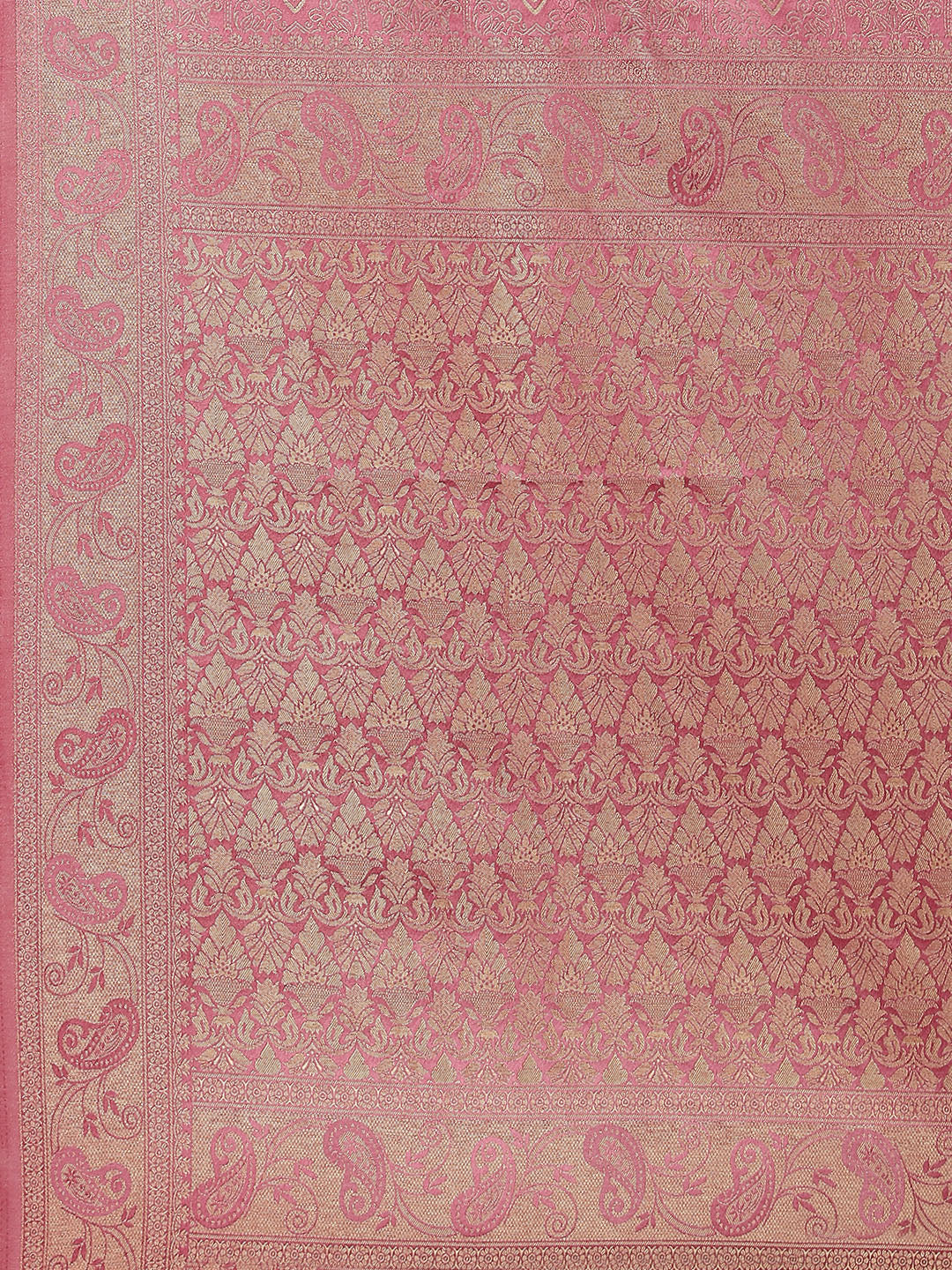 Zari Jaal Satin Woven Saree