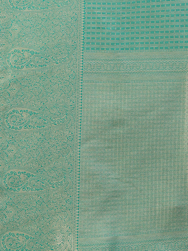Brocade Zari Jaal Handloom Woven Saree