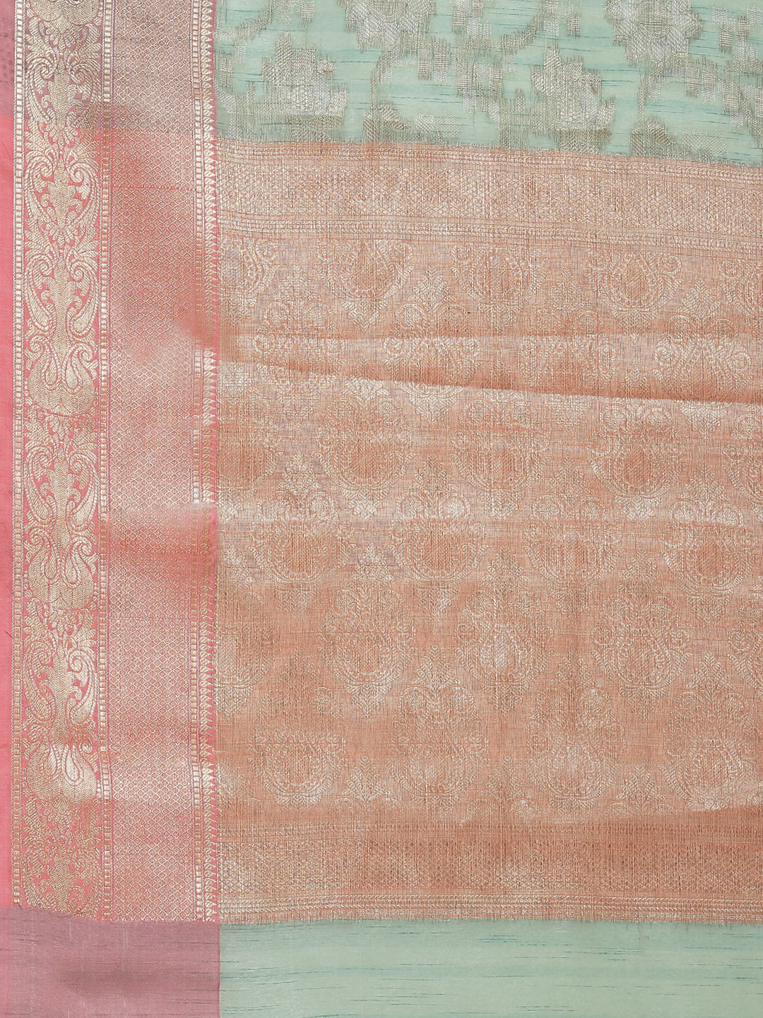 Zari Jaal Woven Cotton Saree