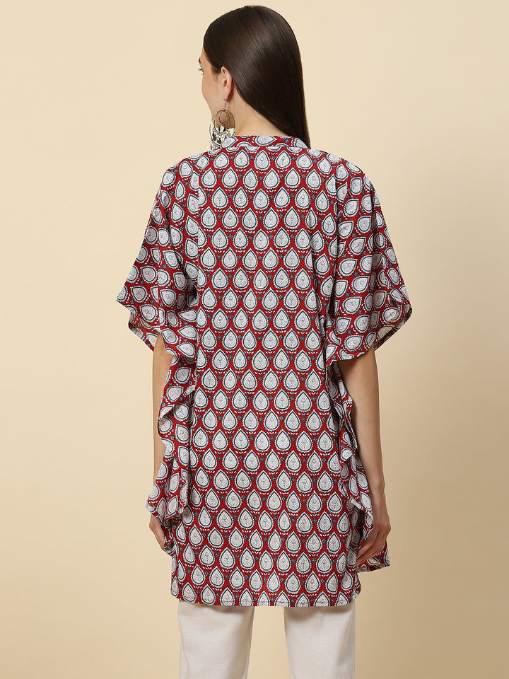 Printed Cotton Kaftan Kurta