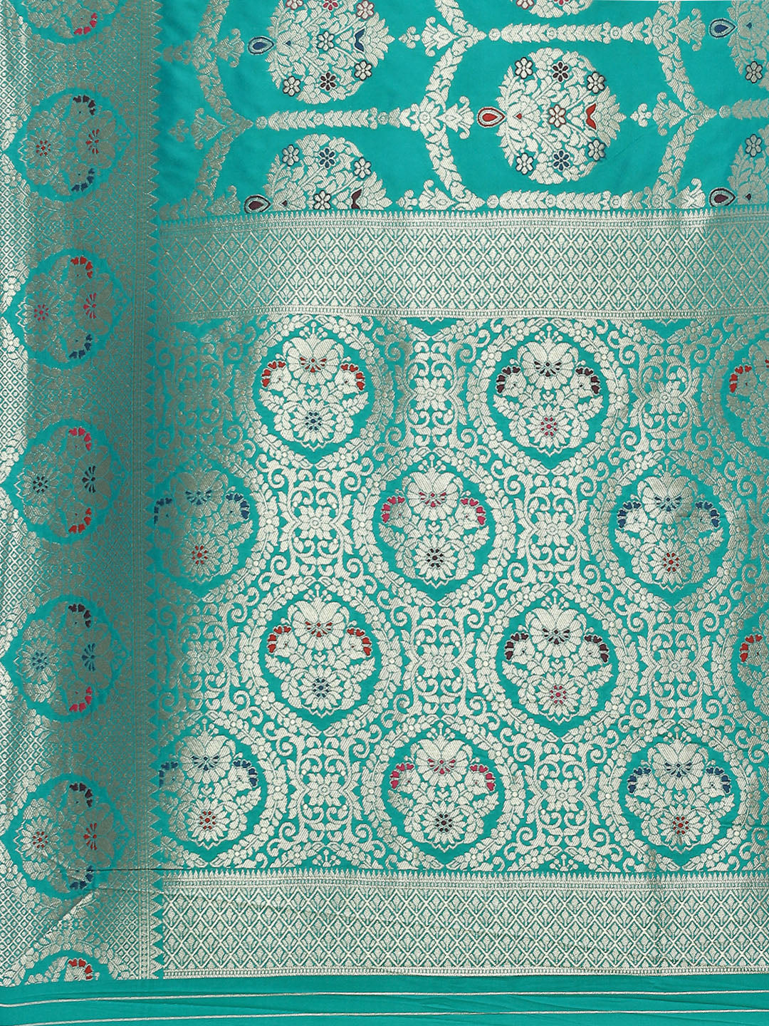 Zari Jaal Woven Art Silk Banarsi Saree