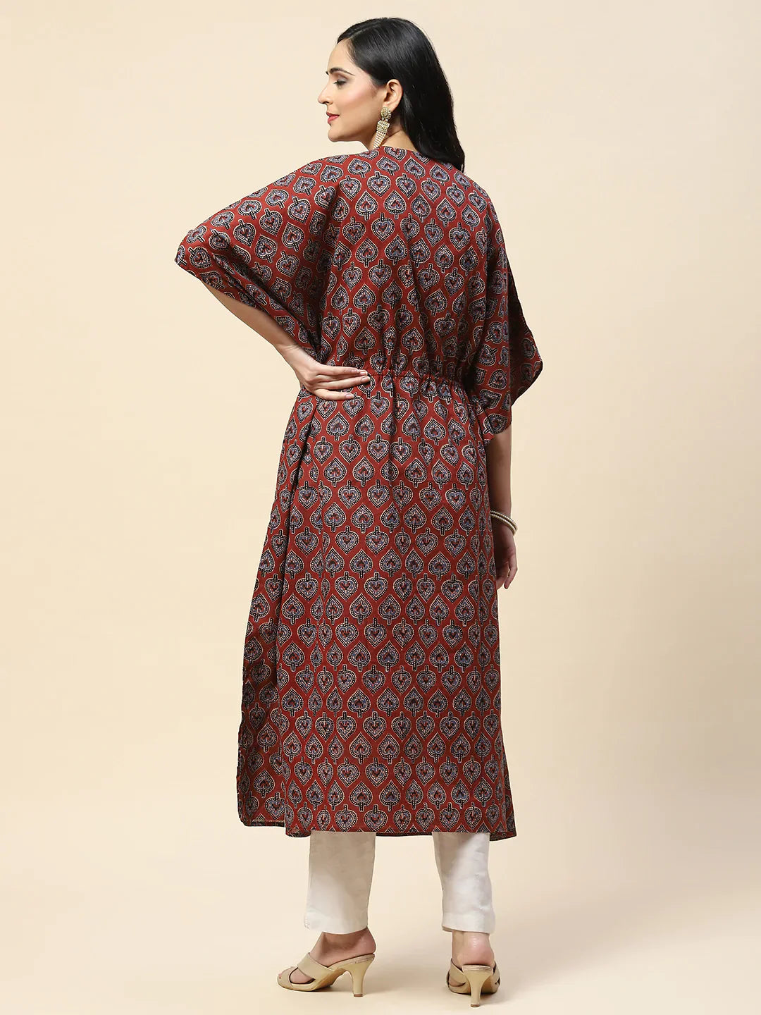 Printed Cotton Kaftan Kurta