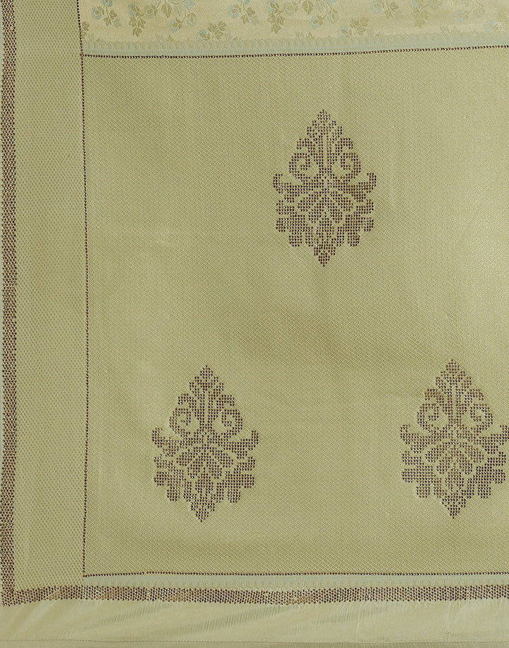 Green Banarasi Woven Saree