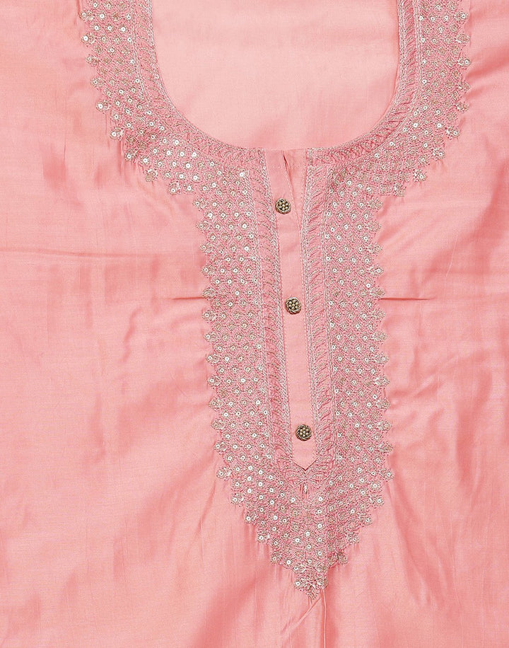 Chanderi Embroidered Suit Piece