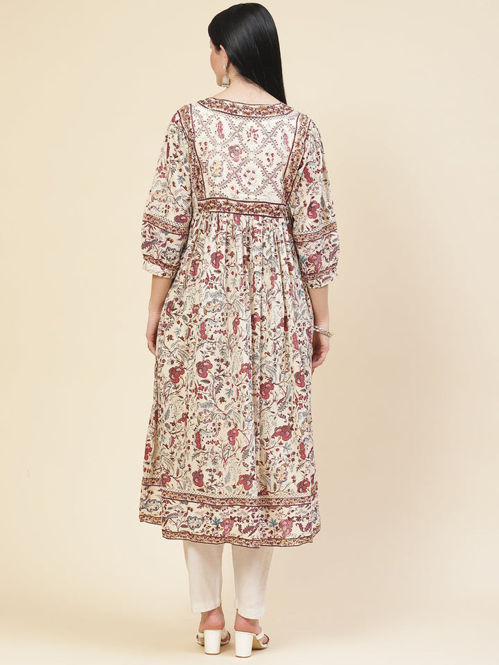 Printed Cotton Anarakali Kurta