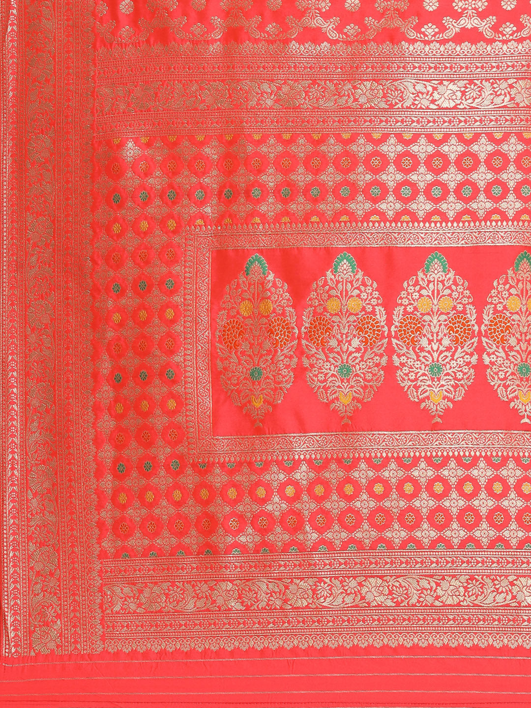 Zari Jaal Woven Art Silk Banarsi Saree