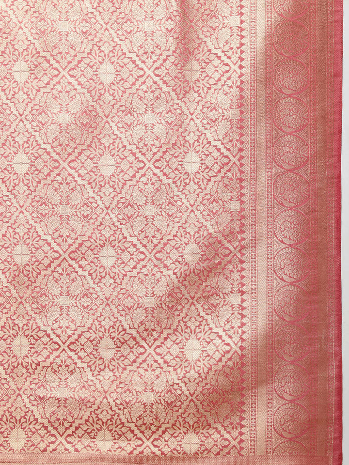 Ethnic Motifs Woven Handloom Saree