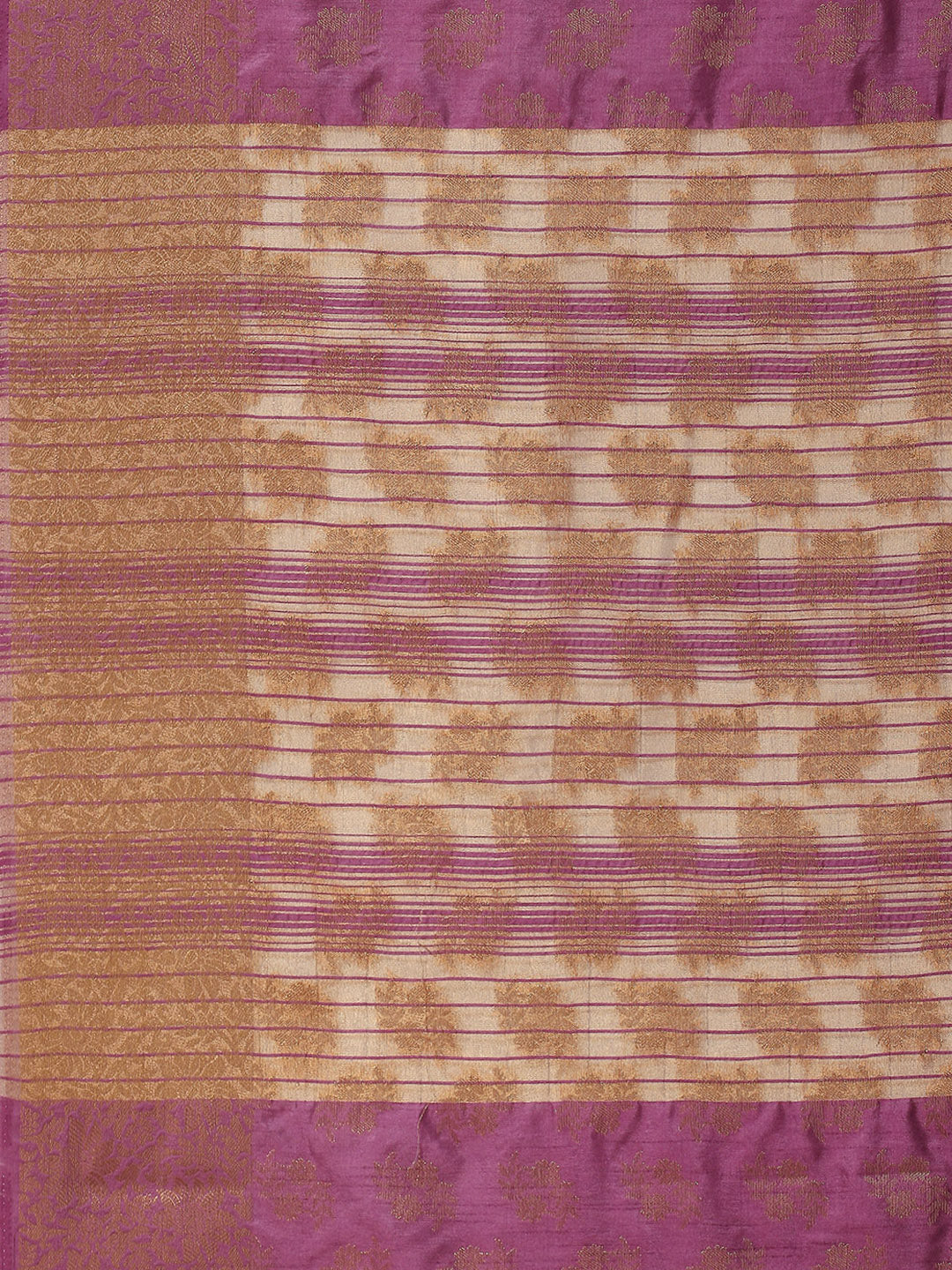 Zari Border Booti Woven Handloom Saree