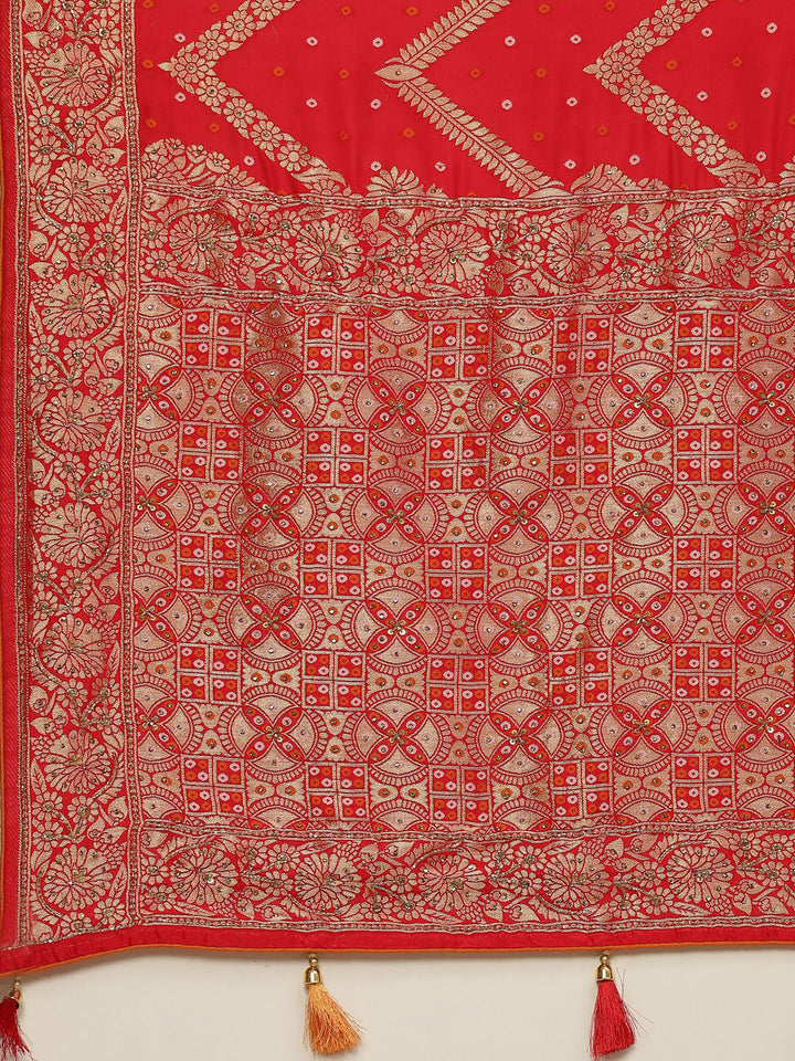 Stone Embroidered Banarasi Saree