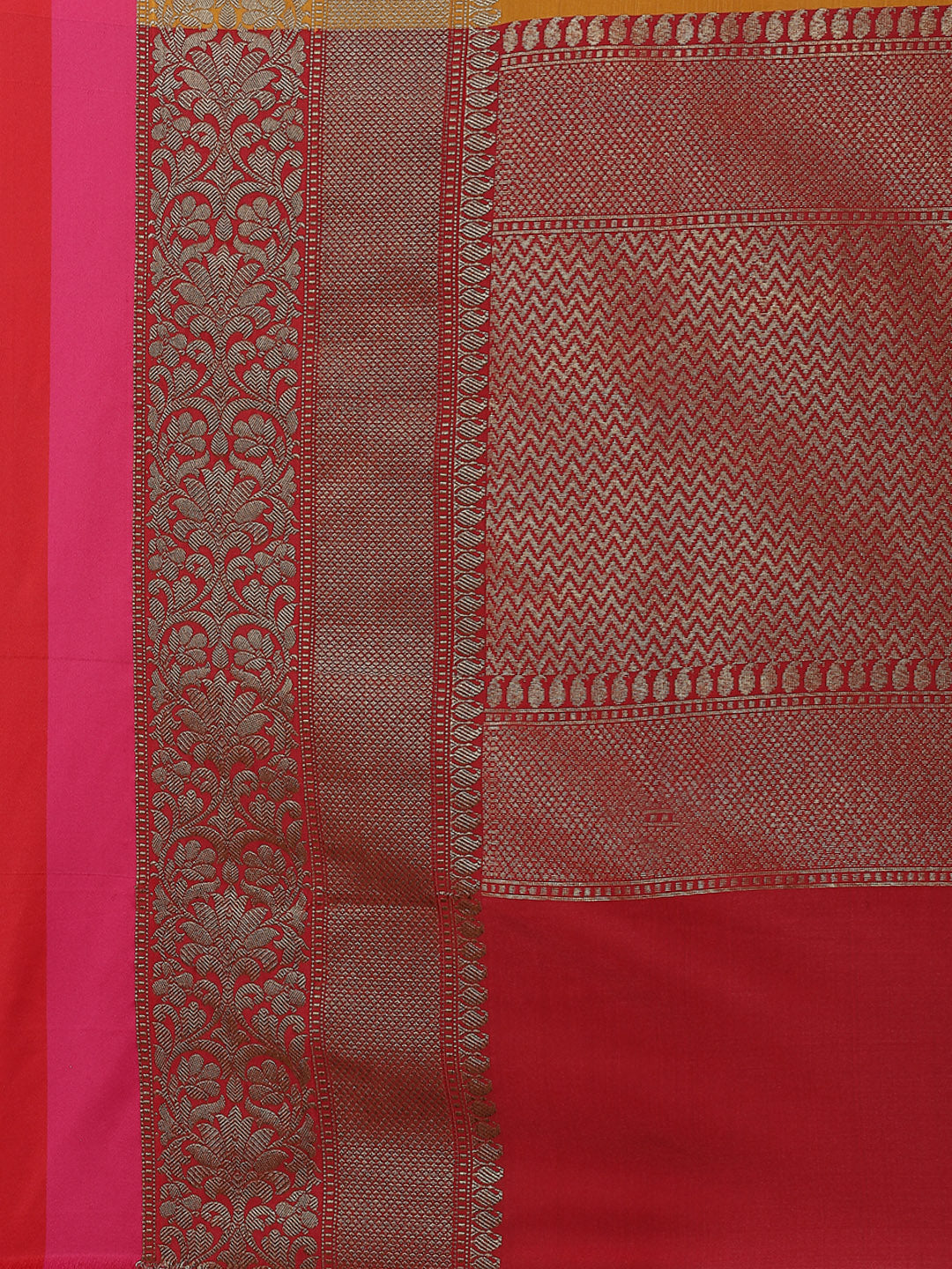 Zari Border Cotton Woven Saree