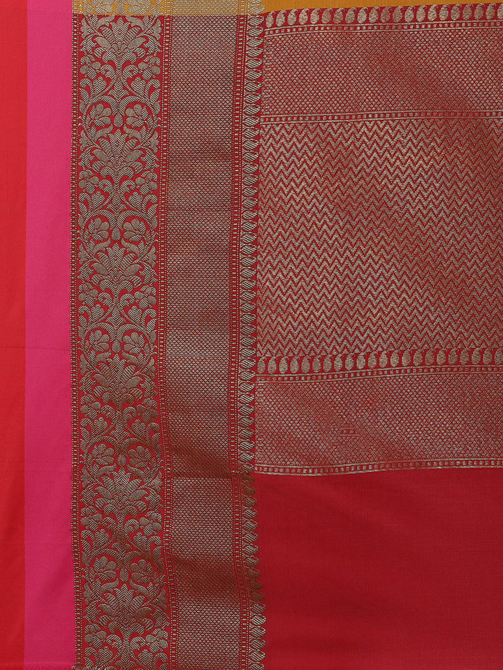 Zari Border Cotton Woven Saree