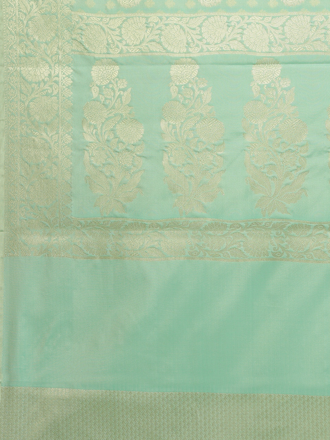 Zari Border Booti Cotton Woven Saree