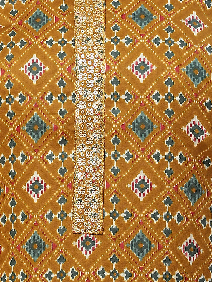 Printed Cotton Unstitched Suit Piece With Dupatta