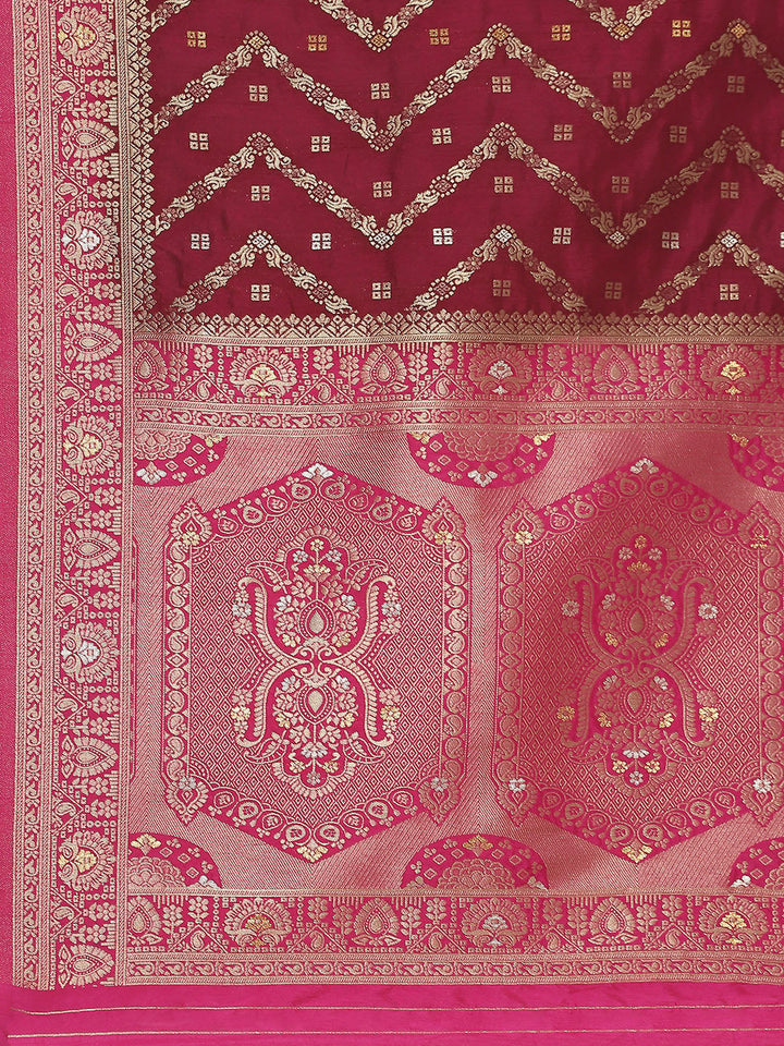 Zari Border Woven Handloom Saree