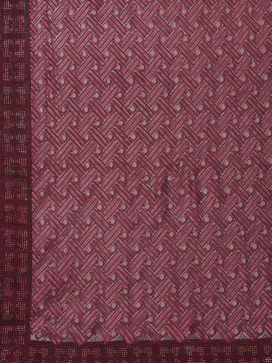 Resham Embroidered Chiffon Saree