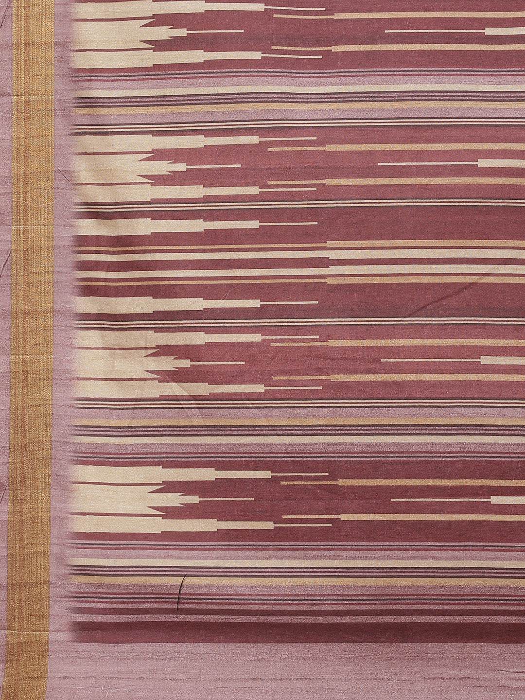 Printed Booti Tussar Saree