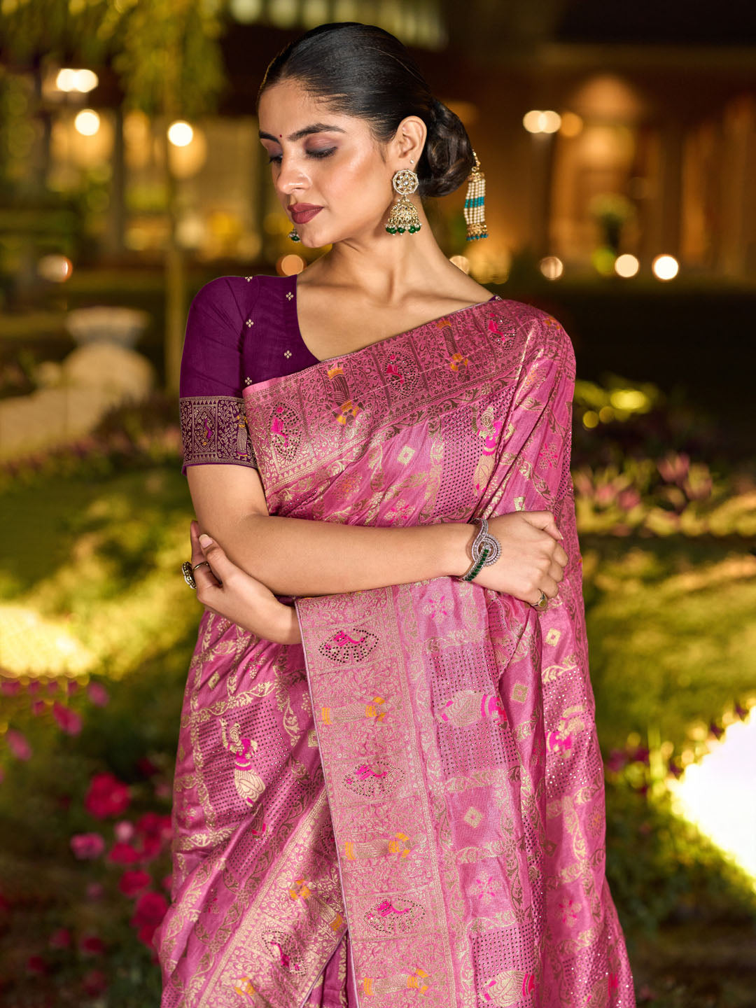 Woven Design Dola Silk Saree