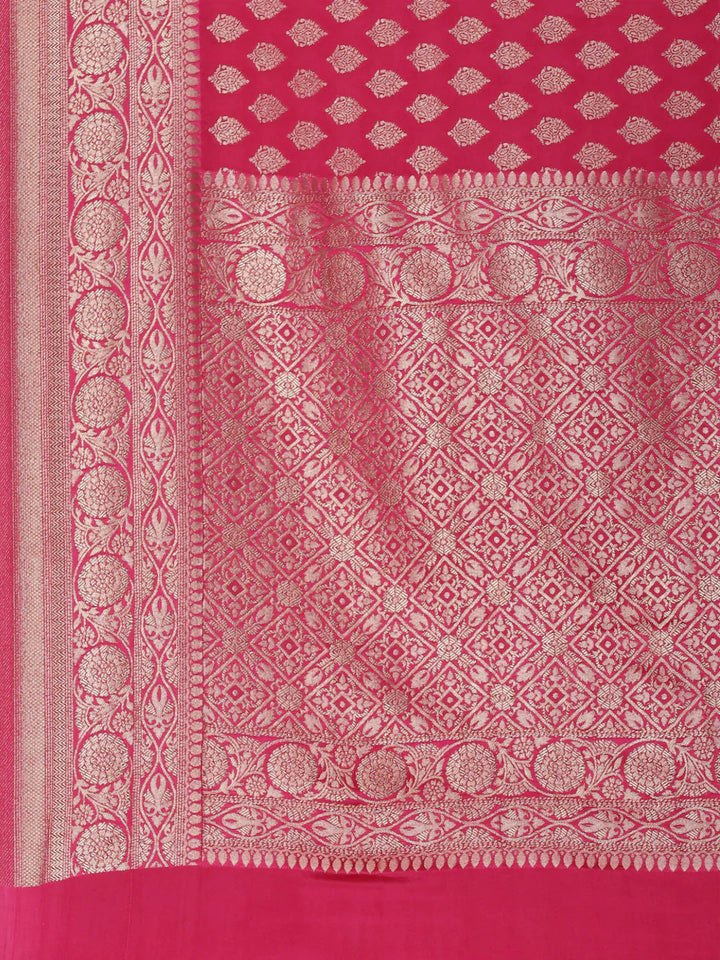 Zari Booti Handloom Woven Saree