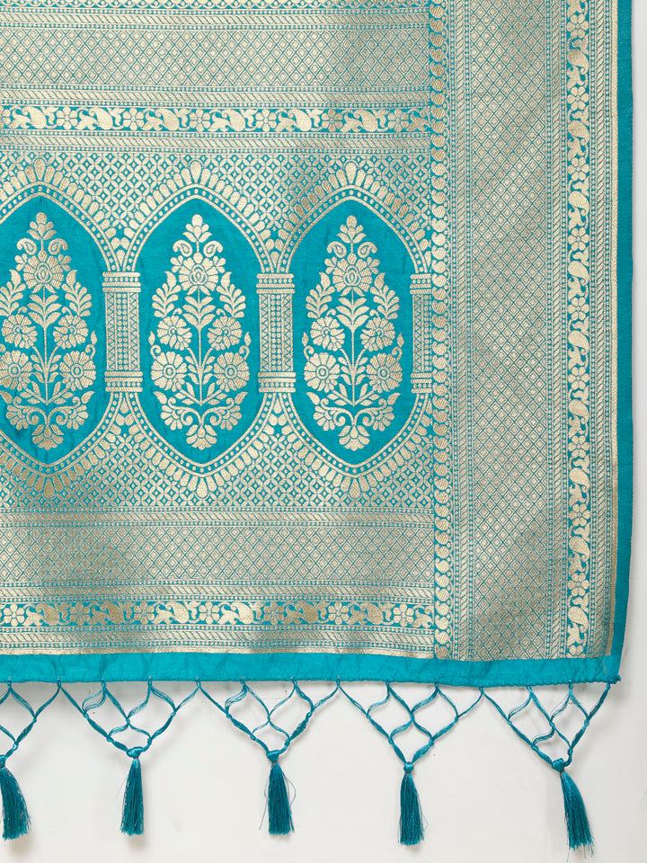 Zari Border Woven Handloom Saree