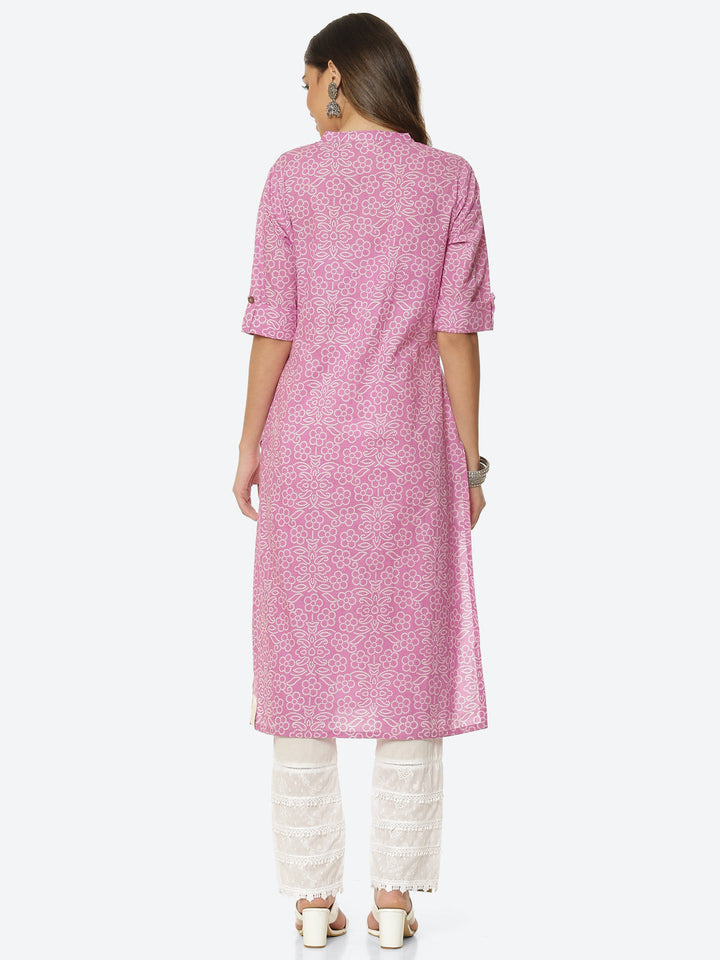 Printed Muslin Kurta