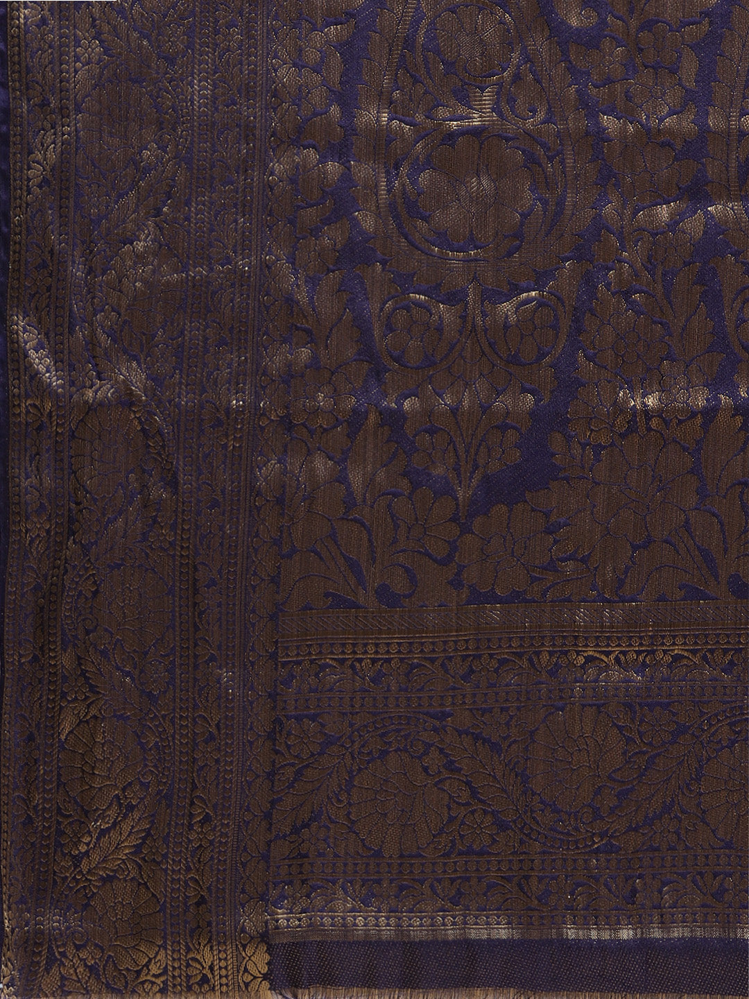 Brocade Zari Border Art Handloom Woven Saree