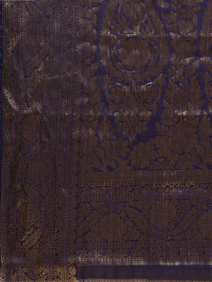 Brocade Zari Border Art Handloom Woven Saree