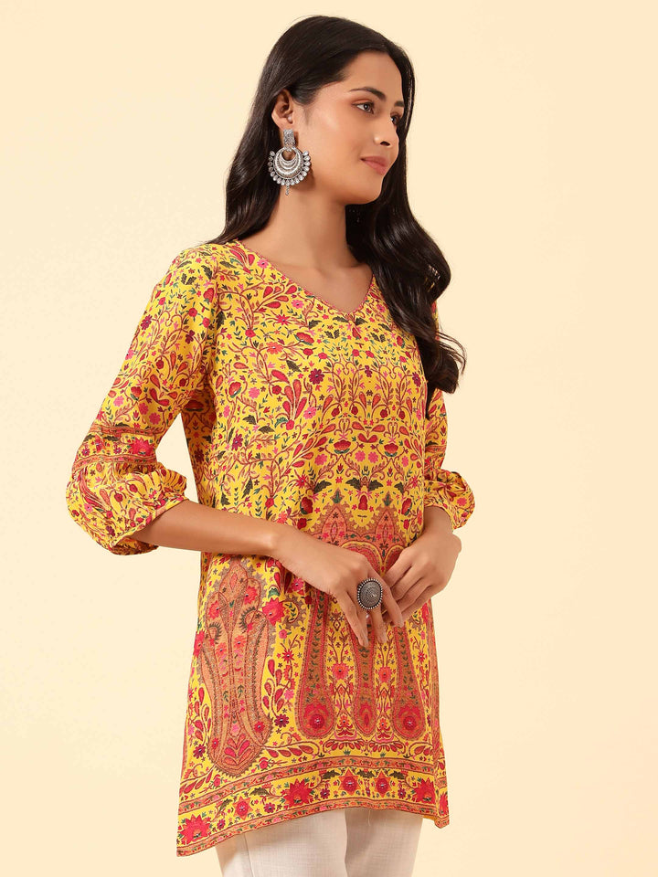 Printed Crepe Kurti