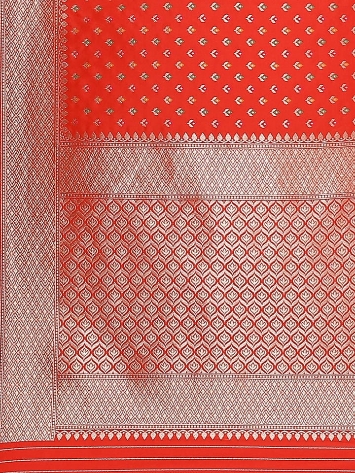 Zari Booti Woven Art Silk Banarsi Saree