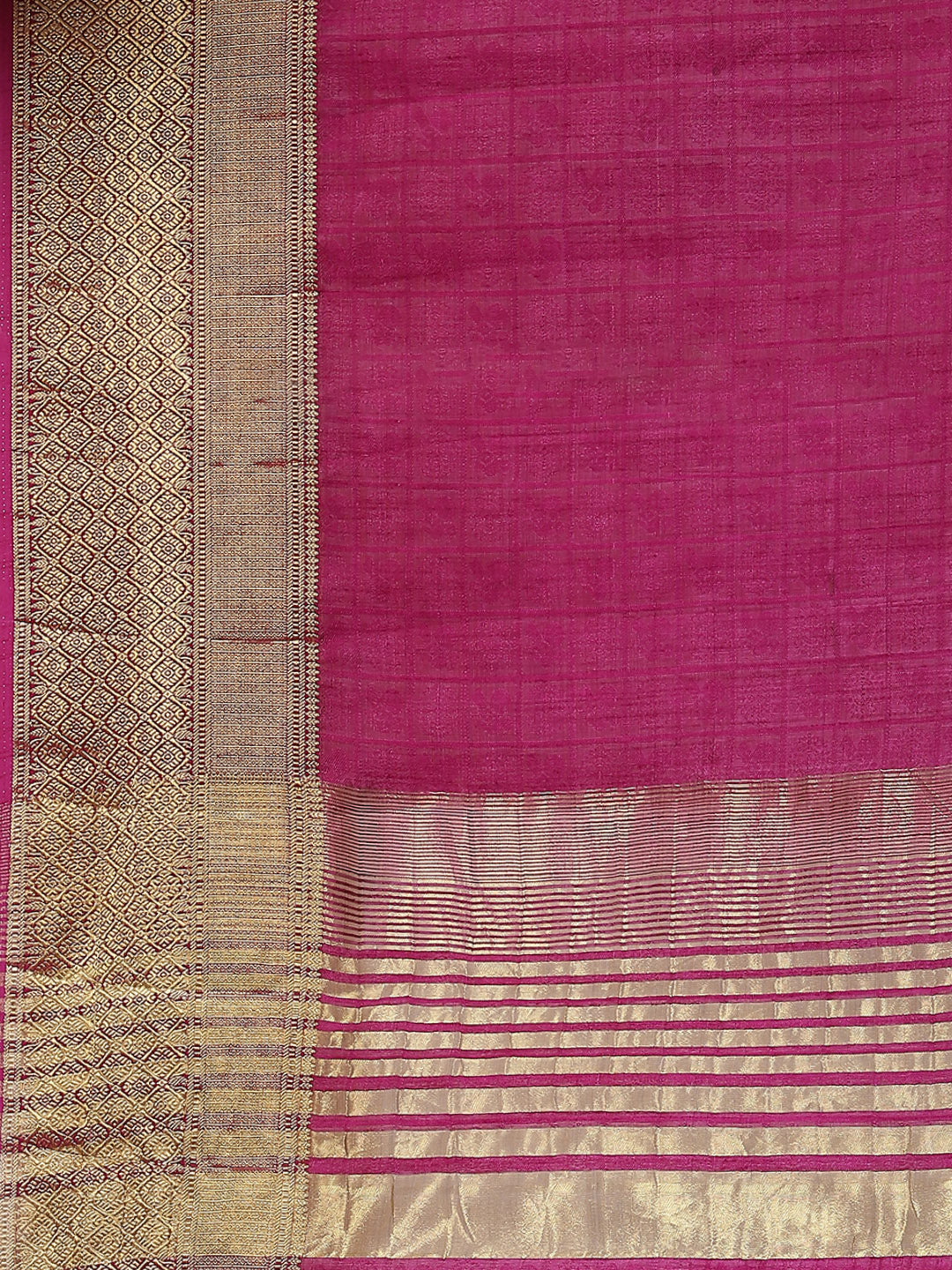 Zari Border Art Handloom Woven Saree