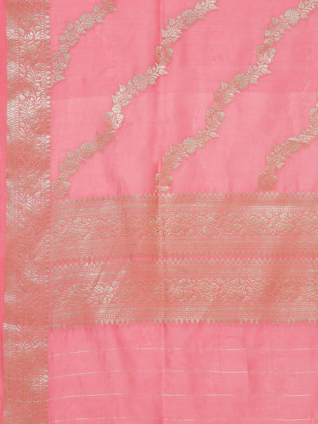 Zari Jaal Woven Cotton Saree