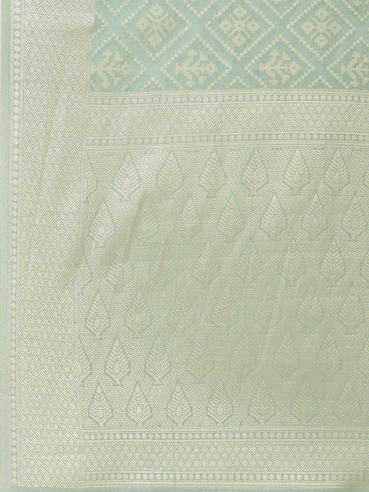 Zari Jaal Cotton Woven Saree