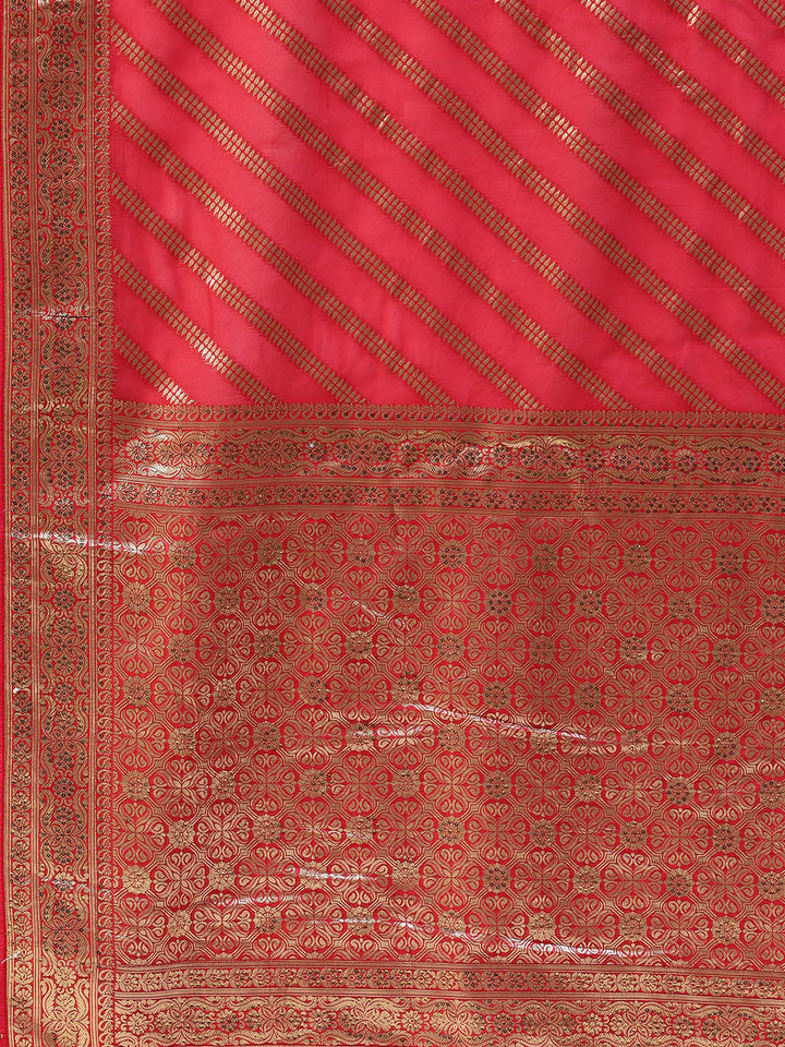Woven Embroidered Organza Saree