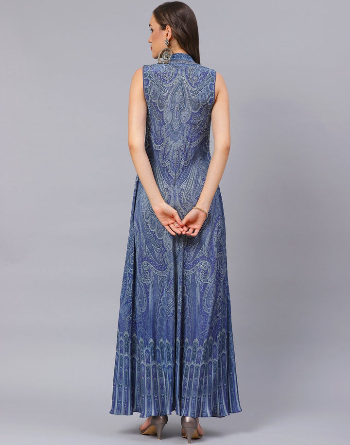 Blue and Pink Dress