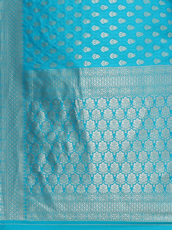Zari Booti Woven Art Silk Banarsi Saree