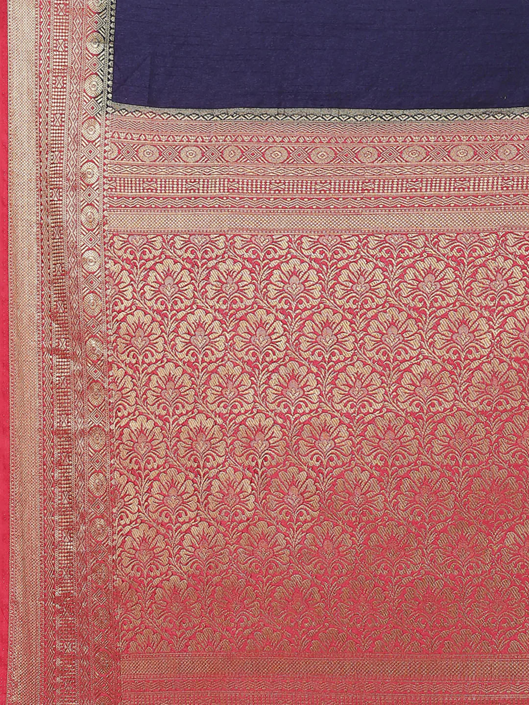 Zari Jaal Handloom Woven Saree