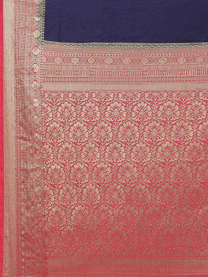 Zari Jaal Handloom Woven Saree