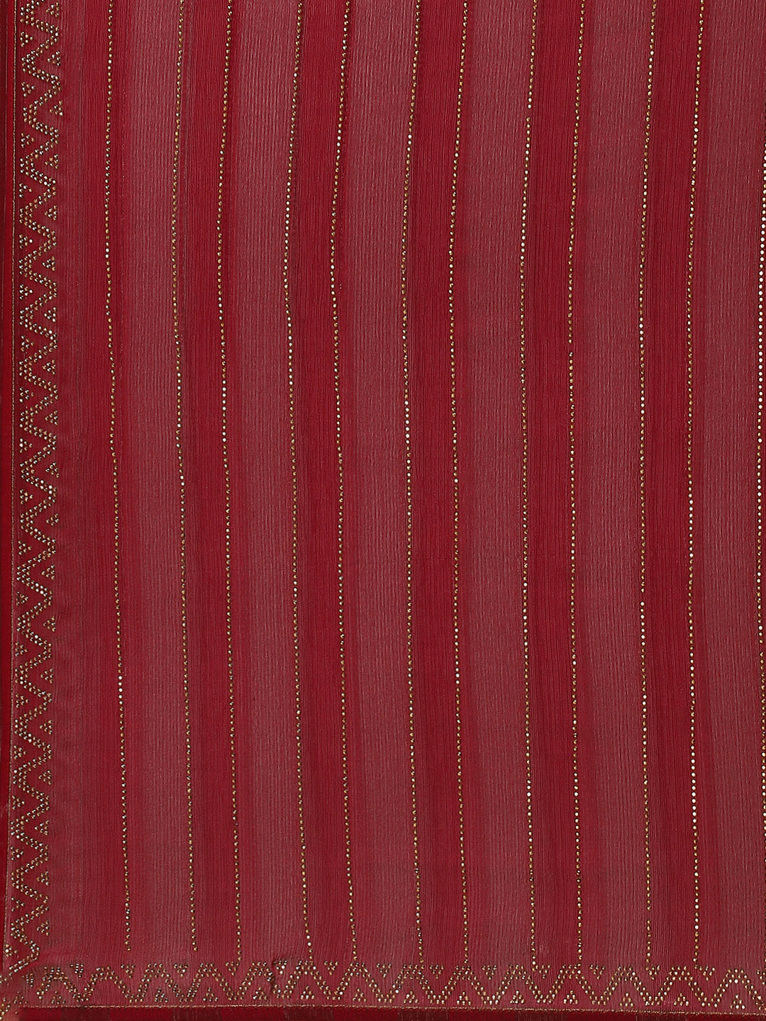 Stone Work Georgette Plain Saree