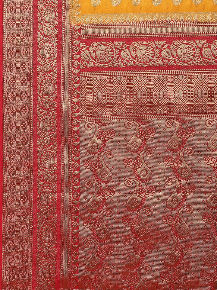 Zari Border Woven Art Handloom Saree