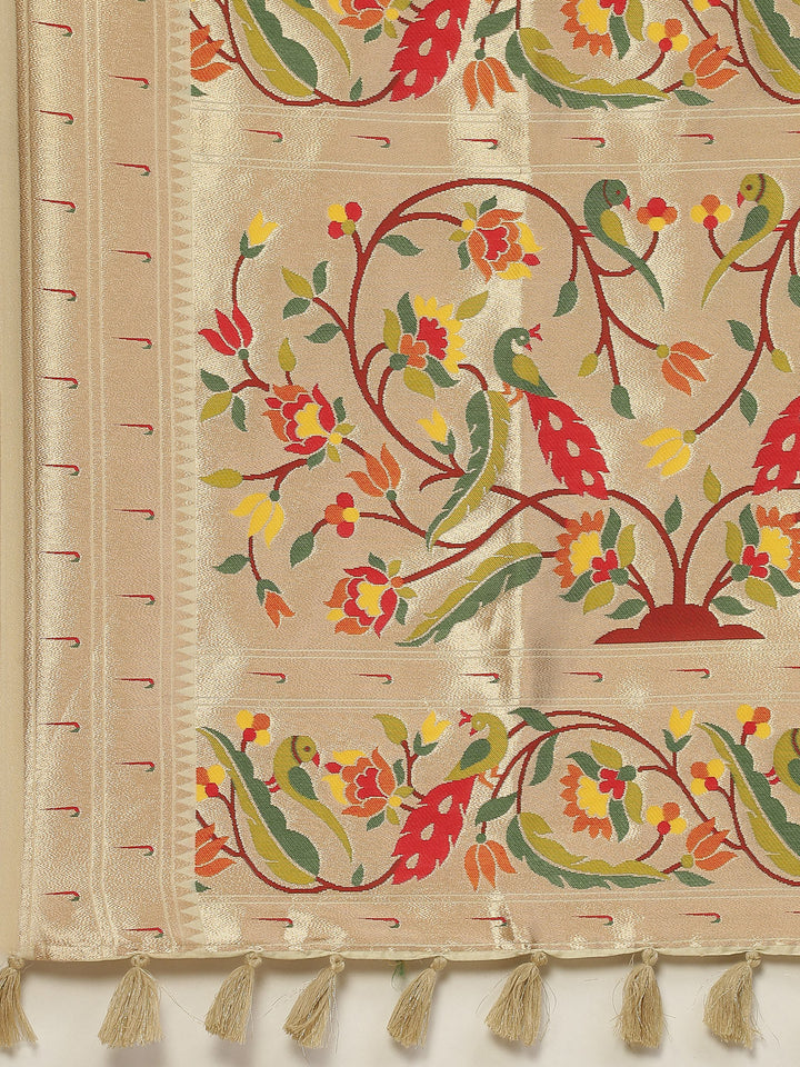 Digital Printed Satin Saree