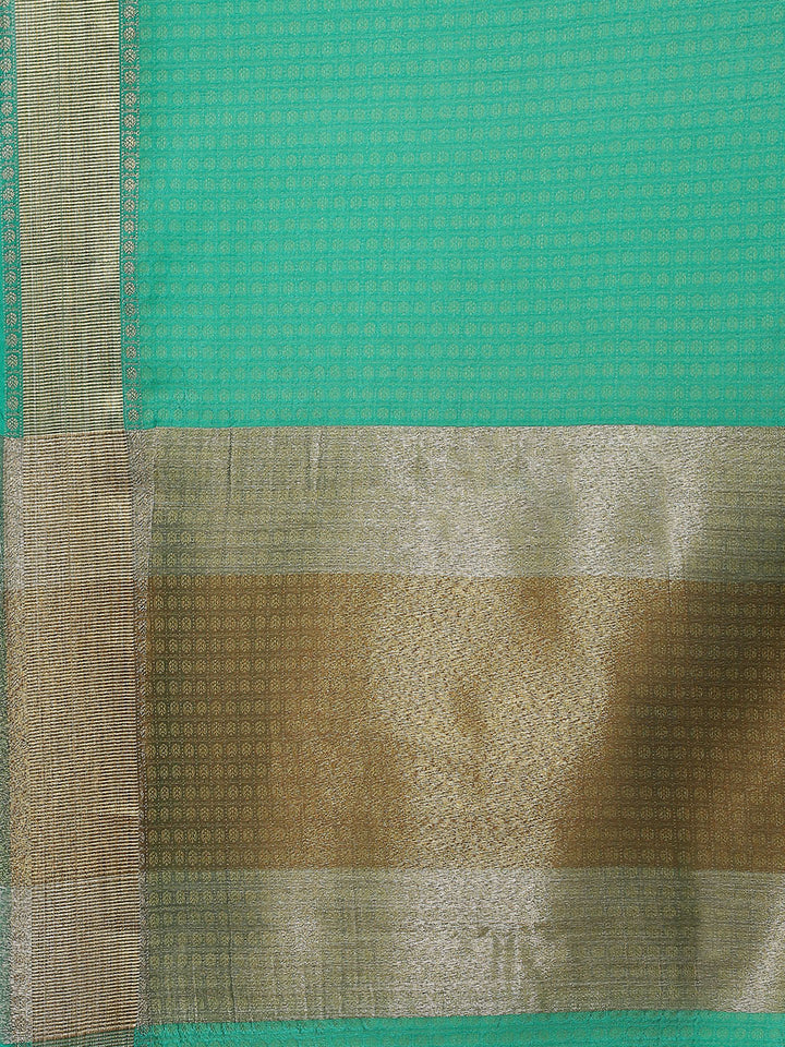 Jacquard Zari Border Art Handloom Woven Saree