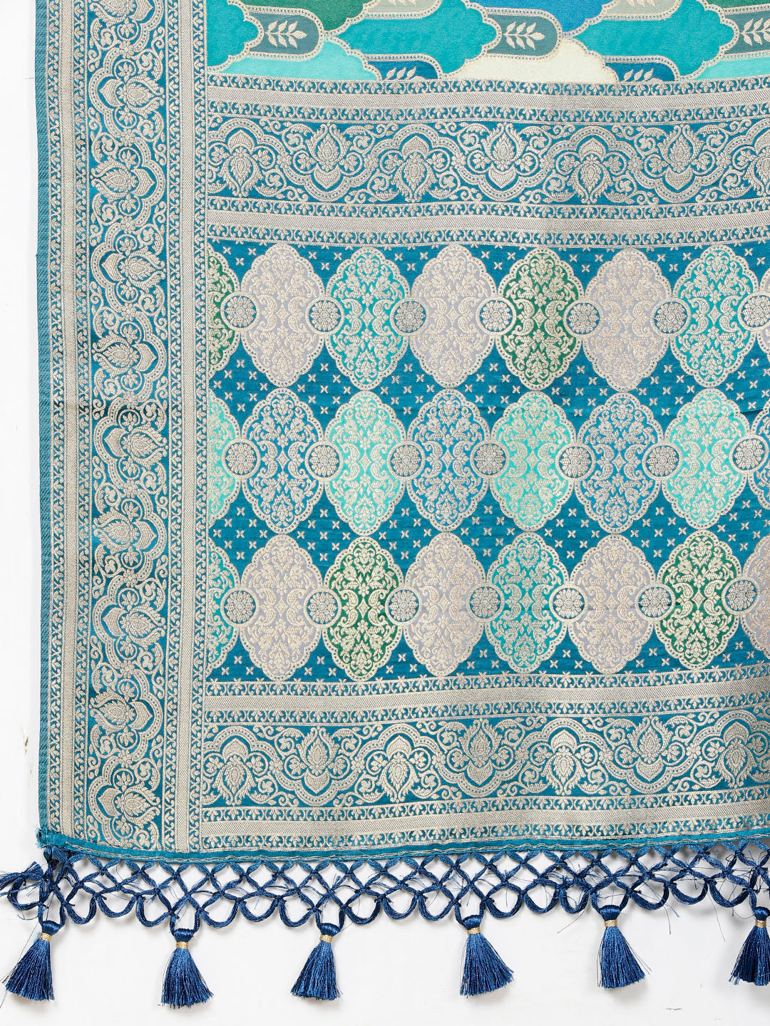 Zari Jaal Woven Satin Saree