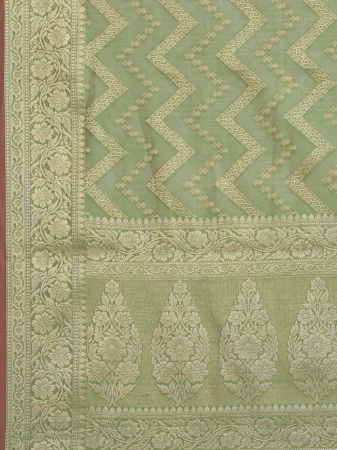 Zari Jaal Cotton Woven Saree
