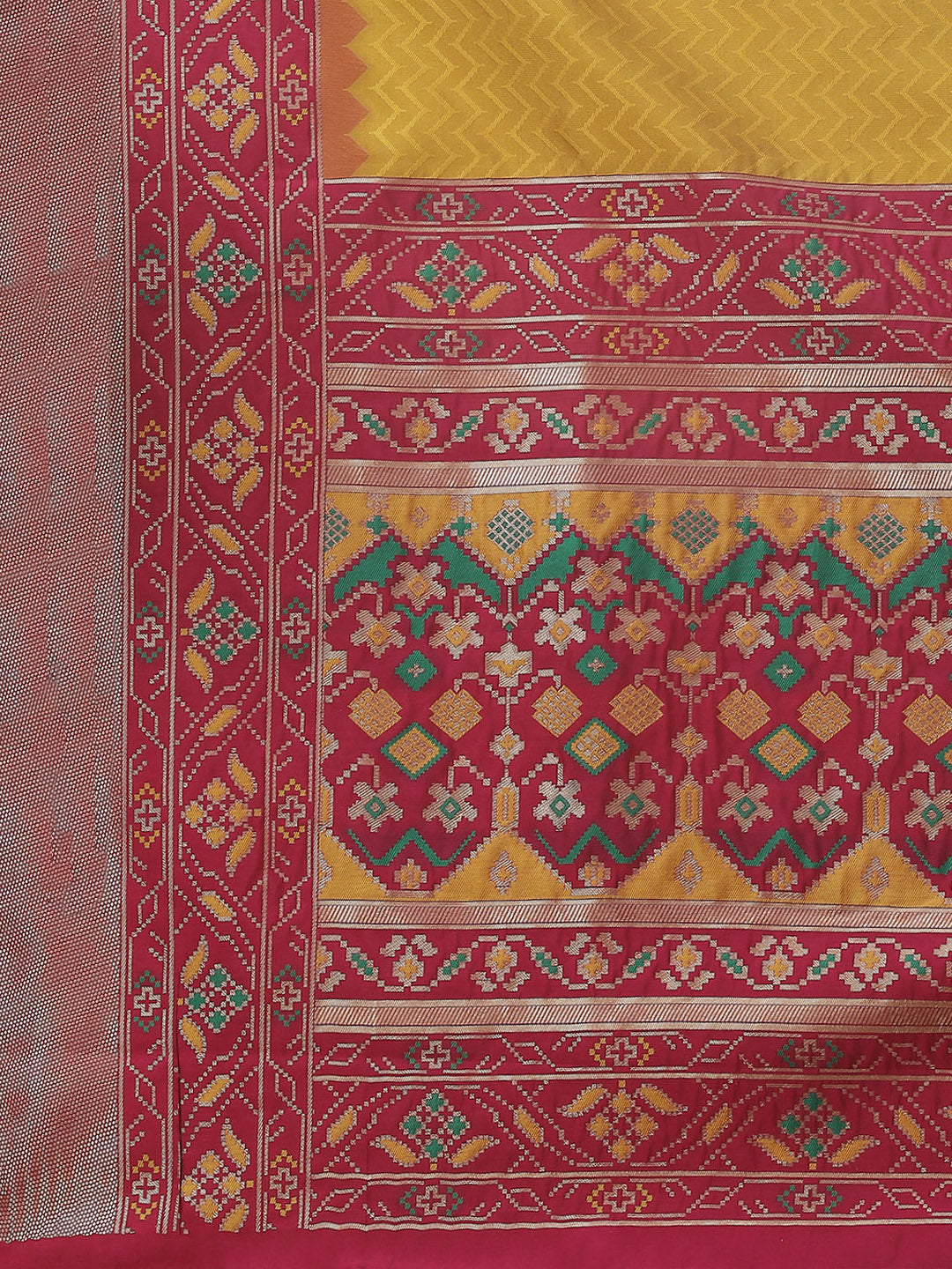 Zari Jaal Woven Handloom Saree