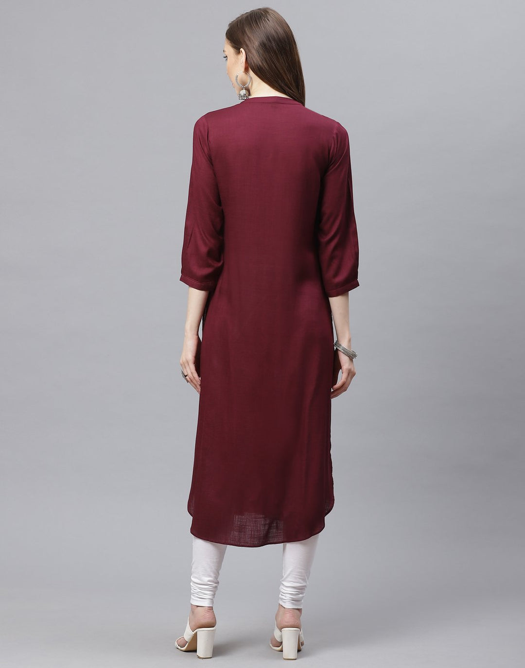 Cotton Kurti With Embroidery